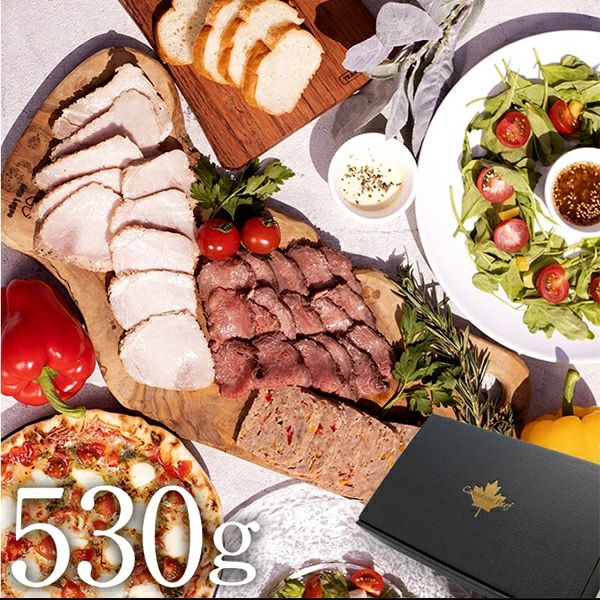 王道ギフトセット　盛り付け例