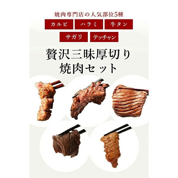 焼肉5種セット　内容説明