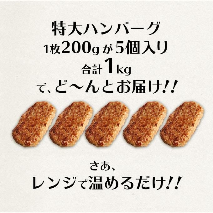 ビッグハンバーグ内容