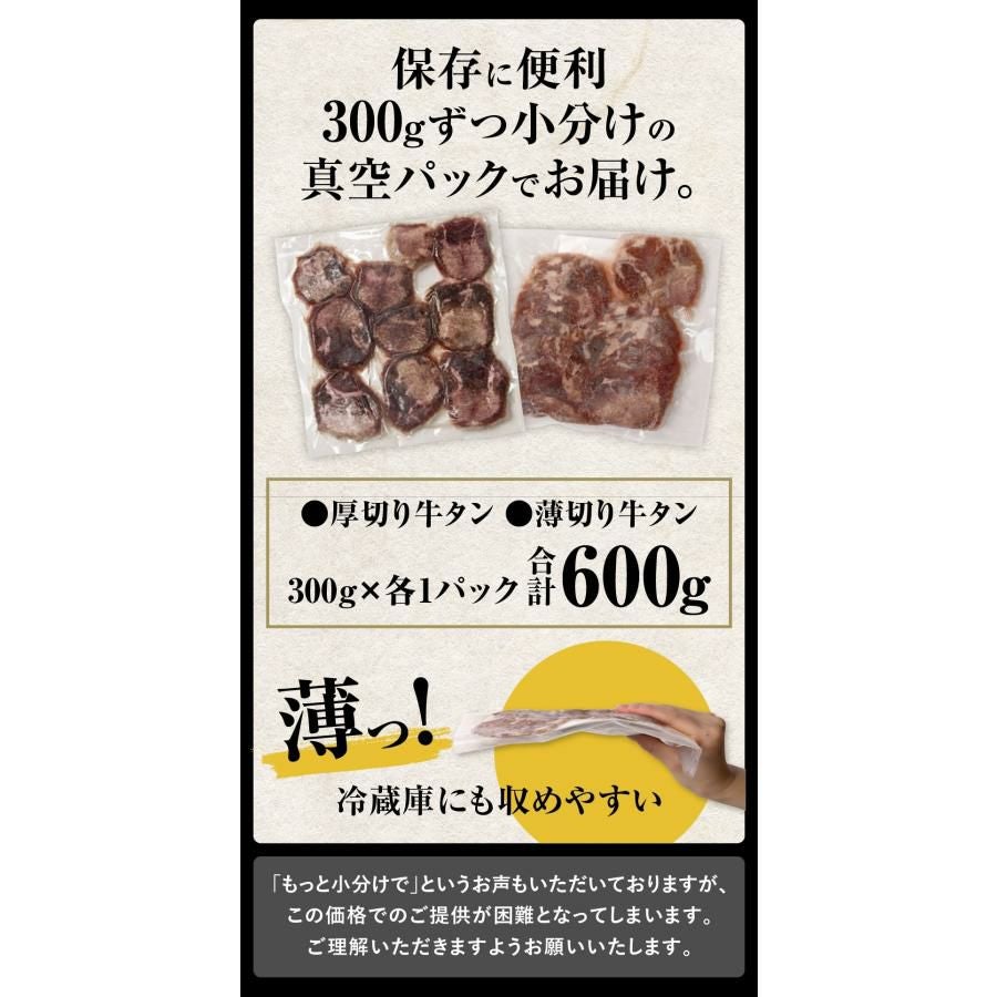 牛タン　内容量説明
