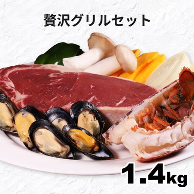 贅沢グリルセット　皿盛り